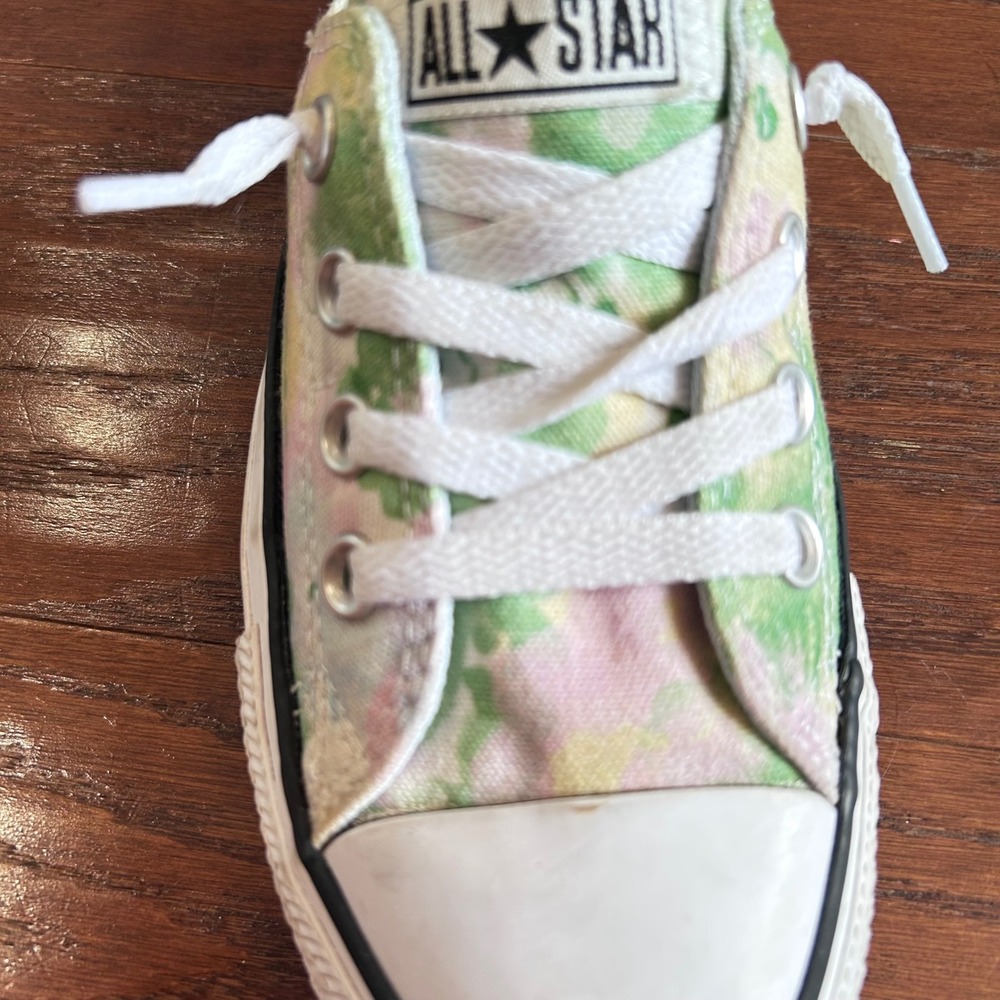 Converse Chuck Taylor Shoreline Women Green Pink Tie Dye Floral Shoes 8 570911F - Picture 11 of 13